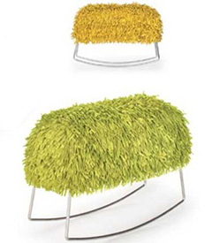 Harry Rocking Stool by Kenneth Cobonpue