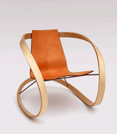 Ribbon Rocking Chair  by Katie Walker