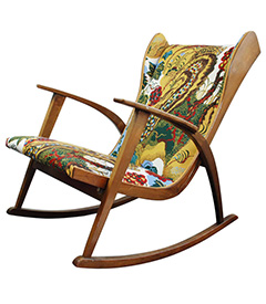 Knoll Antimott Rocking Chair by Josef Frank