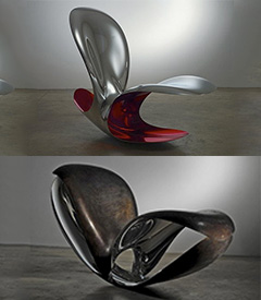Bodyguard from Restless Exhibition by Ron Arad